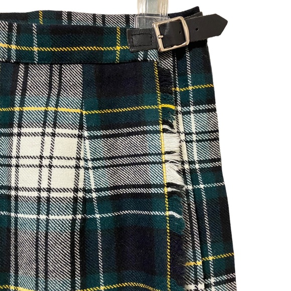 Blarney Wool Blend Irish Plaid Skirt - Picture 3 of 11